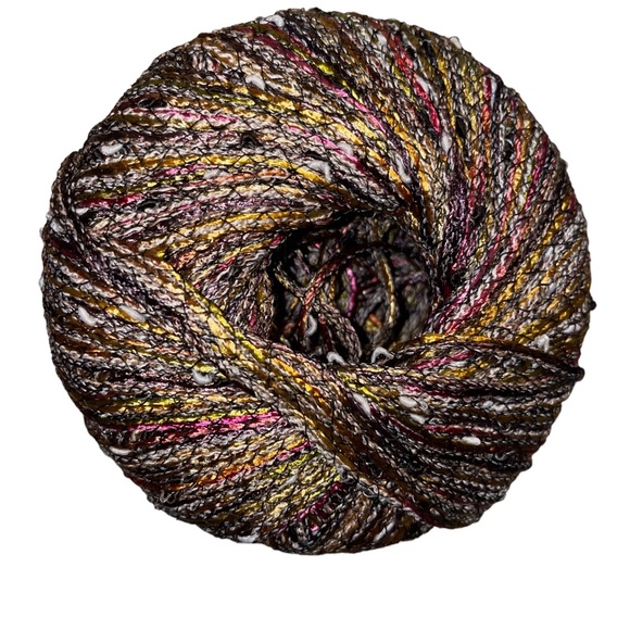 Tahki S. Charles Cosmos Metallic Worsted Viscose Blend Yarn 1153 Silver Multi - Picture 2 of 7